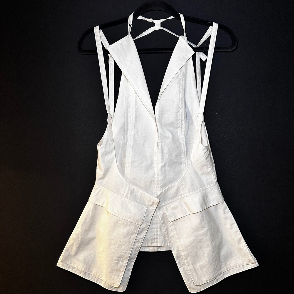 Jacquemus Harness Top‎ Womens 36 Ivory LE HAUT ASCEA Le Coup De Soleil Runway